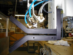 Multicolor Web Material Spray Marking and Indication System